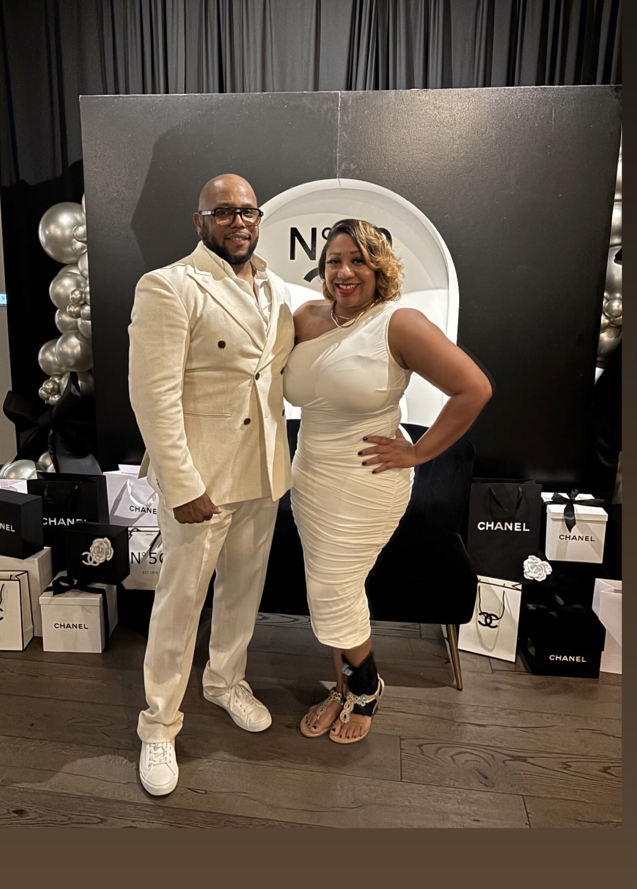 Guests celebrating Jenelle's 50th birthday